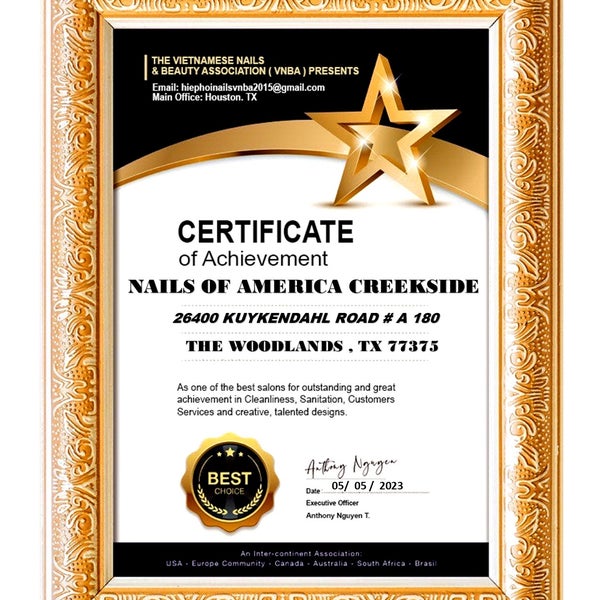 Nails Of America in CreekSide Creekside Park 5 tips