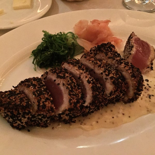Go for the Grilled Sesame Tuna if you aren't in the mood for a steak. Great service and the food was prepared to perfection.