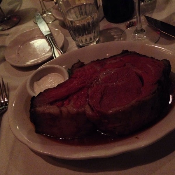 Photo taken at Kreis&#39; Steakhouse by Christopher M. on 11/30/2013