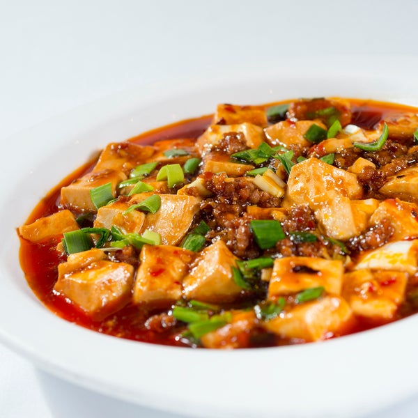 Stir-fried Tofu with Mince Pork in Chilli Sauce (Ma Po Tofu) 麻婆豆腐