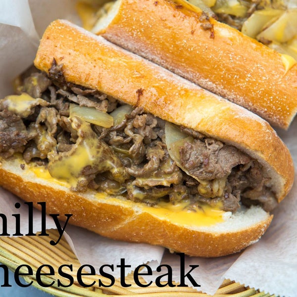 steak and cheese sandwich