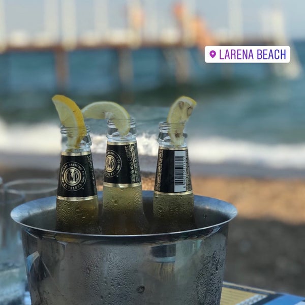 Photo taken at L&#39;Arena Beach by Neslihan Y. on 7/21/2021