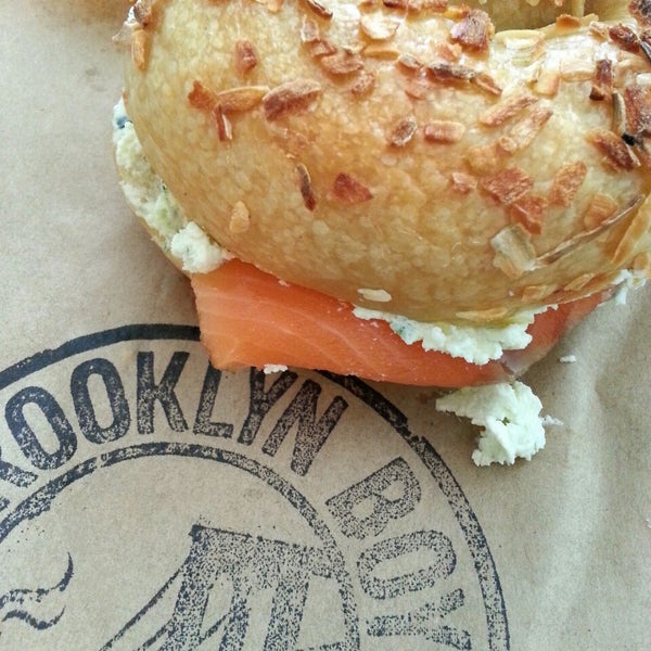 Photo taken at Brooklyn Boy Bagels by The Very Hungry Katerpilla on 5/3/2013