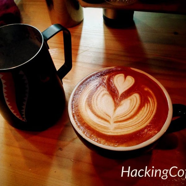 Photo taken at Hacking Coffee by Hacking Coffee on 8/15/2015