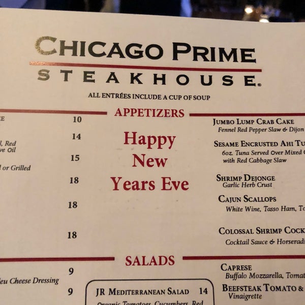 Foto diambil di Chicago Prime Steakhouse oleh CJ R. pada 12/31/2017