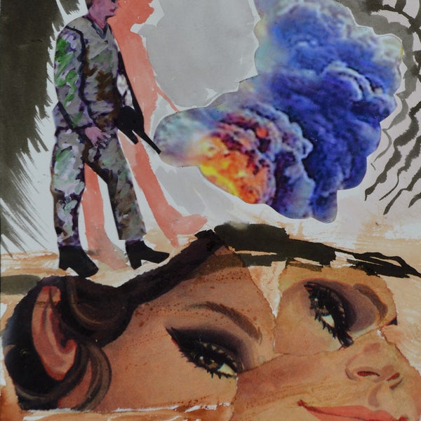 Martha Colburn (b. 1971) “Untitled” Mixed media on paper, 2007 26 x 20 cm