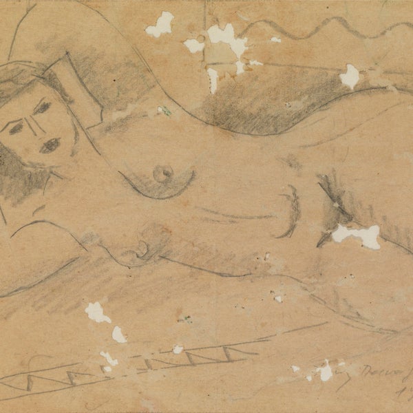 Danil (Panagopoulos) (1924-2008) Drawing on paper, 1947 12.5 x 20 cm