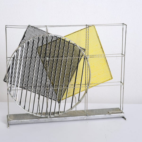 George Zongolopoulos (1903-2004) “Square” Patinated bronze, 1997 27 x 24 x 7 cm