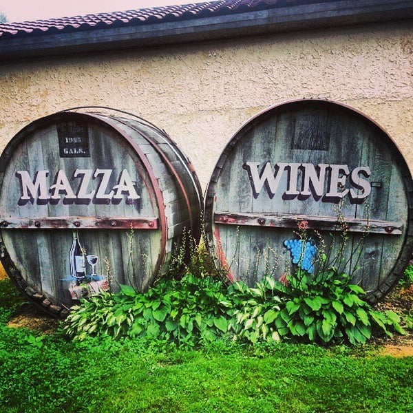 Photo taken at Mazza Vineyards by Samuel C. on 8/9/2013