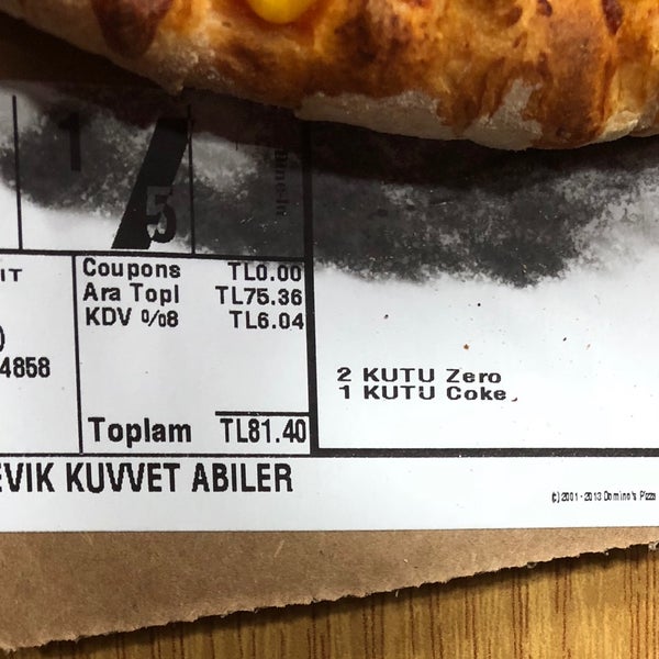 Domino's Pizza 16 tavsiye
