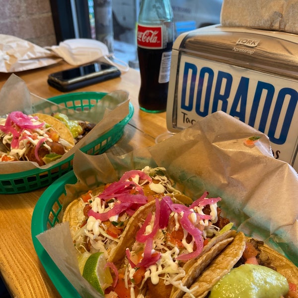Photo taken at Dorado Tacos by Serena L. on 10/1/2021