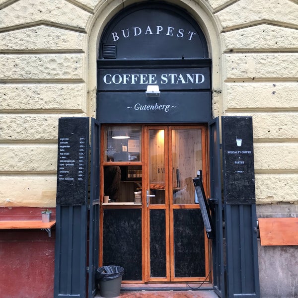 Foto tirada no(a) Coffee Stand Gutenberg por Sandor S. em 2/21/2018
