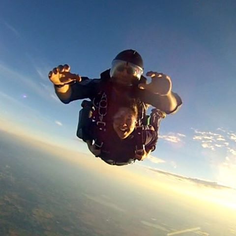 Photo taken at Skydive Midwest by val m. on 9/22/2015