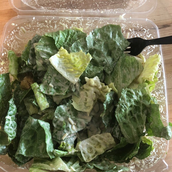 Caesar salad is amazing - their dressing is fresh and homemade. They use olive oil, not seed oil, which is a HUGE plus.