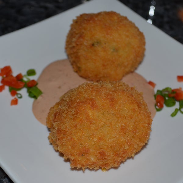 Rejuvenate your taste-buds this HuMP DaY with Poblano Mac-n-Cheese Balls with a Remoulade $9...come in for Happy HOur 4:30 - 5:30 & they are FREE with the purchase of TWO Martini's!