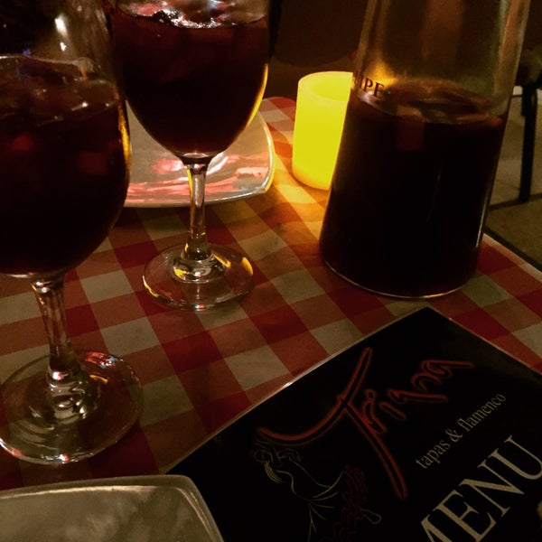 Photo taken at Triana Tapas &amp; Flamenco by Michelle M. on 10/8/2015