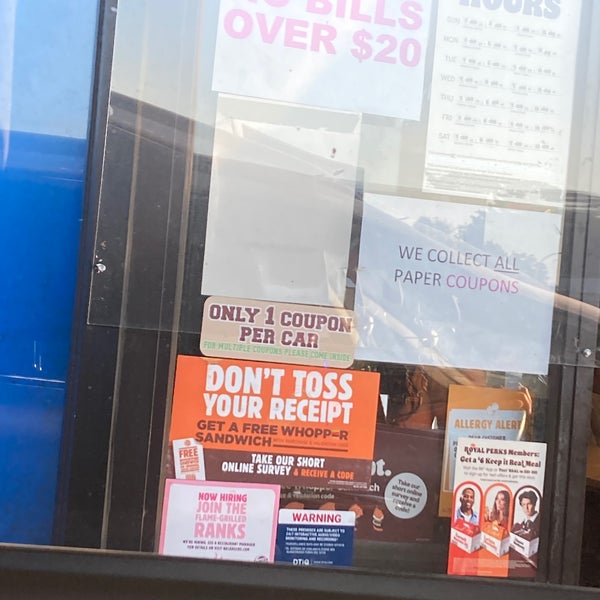 Burger King Fast Food Restaurant