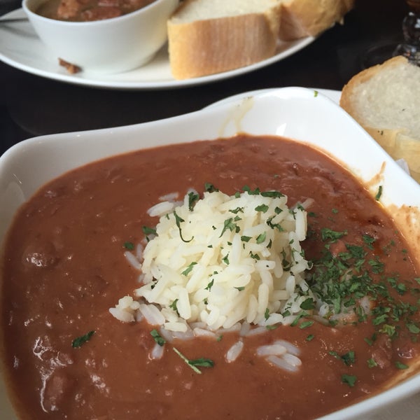 Hard to find vegetarian options, but try the red beans and rice.