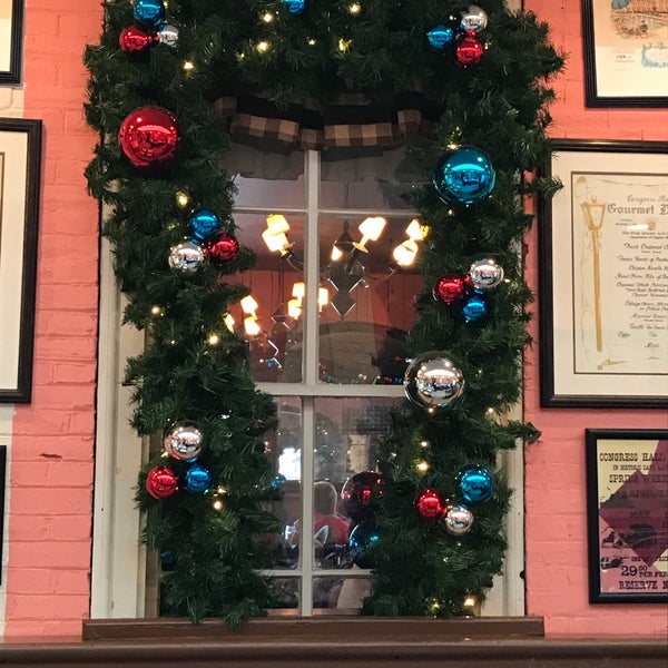 Photo taken at The Blue Pig Tavern at Congress Hall by Diane S. on 12/16/2017