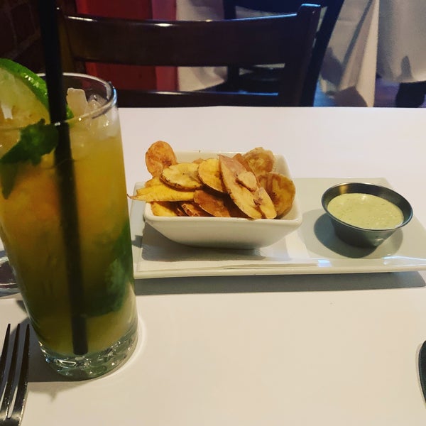 Try the mango mojito, it is awesome and the most refreshing drink you get in nyc. A huge difference unlike other bars that sell generic mojitos, this is the most authentic.