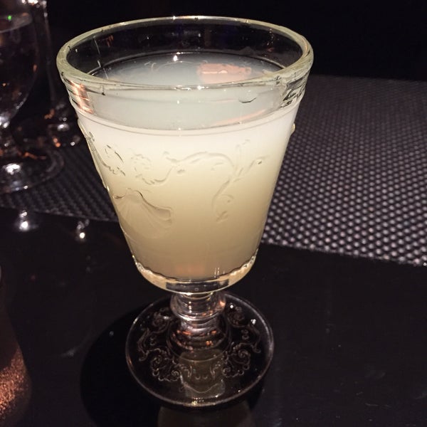 You can order several different types of absinthe from the menu