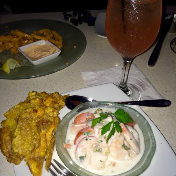 Tiger Shrimp appetizer in coconut milk is divine! And don't forget your Watermelon Sangria... #greatgooglymoogly