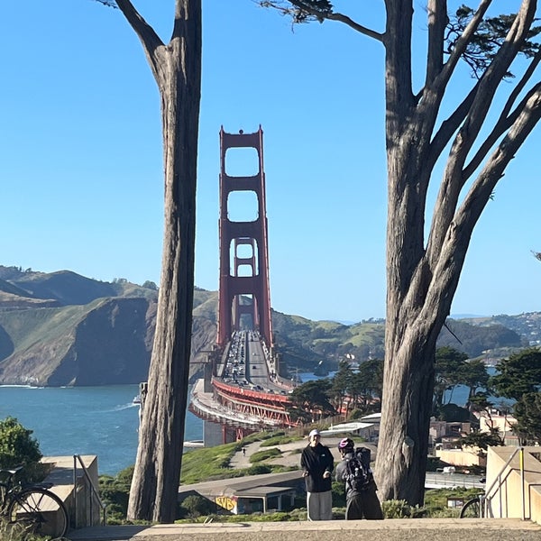Photo taken at Golden Gate Overlook by Lindsey Q. on 4/29/2024