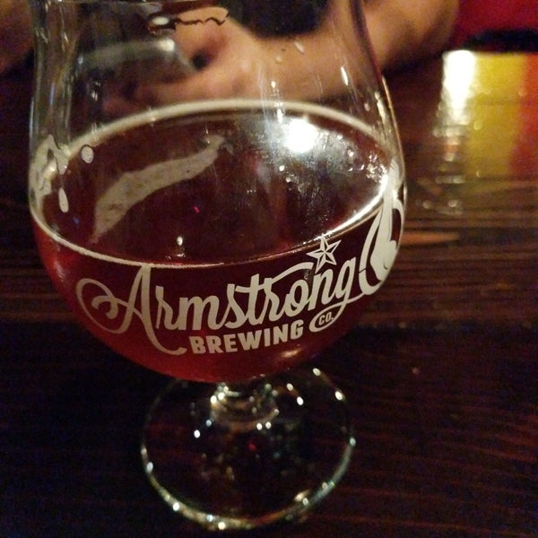 Photo taken at Armstrong Brewing Company by Cyrus H. on 9/30/2017