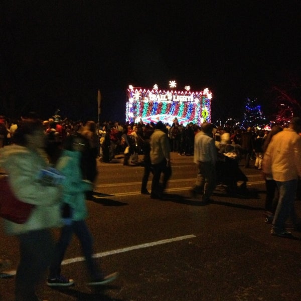 Photo taken at Austin Trail of Lights by Gelly G. on 12/24/2012