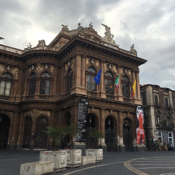 Photo taken at Teatro Massimo Bellini by Aline E. on 3/18/2016