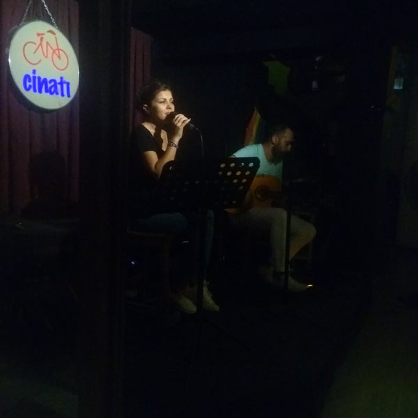 Foto diambil di Cinatı Cafe &amp; Bar oleh Deniz pada 7/25/2018