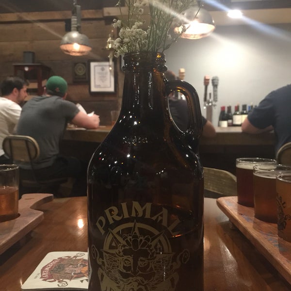 Photo taken at Primal Brewery by Sara B. on 5/12/2016