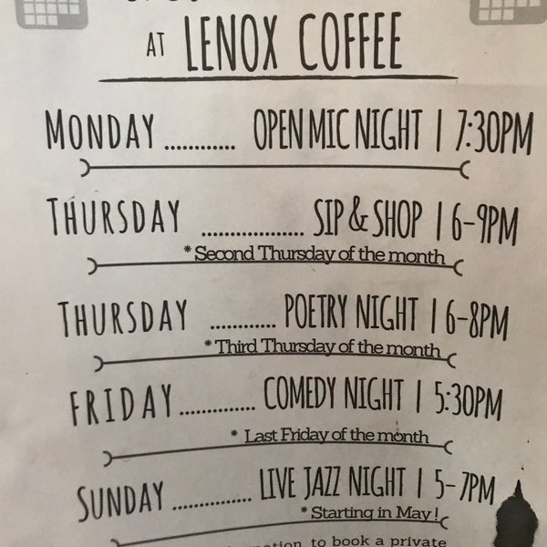 Das Foto wurde bei Lenox Coffee von Lauren am 7/20/2018 aufgenommen