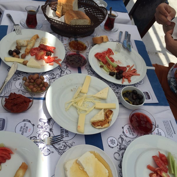 Photo taken at Delicia Restaurant &amp; Beach by İrem B. on 6/14/2015