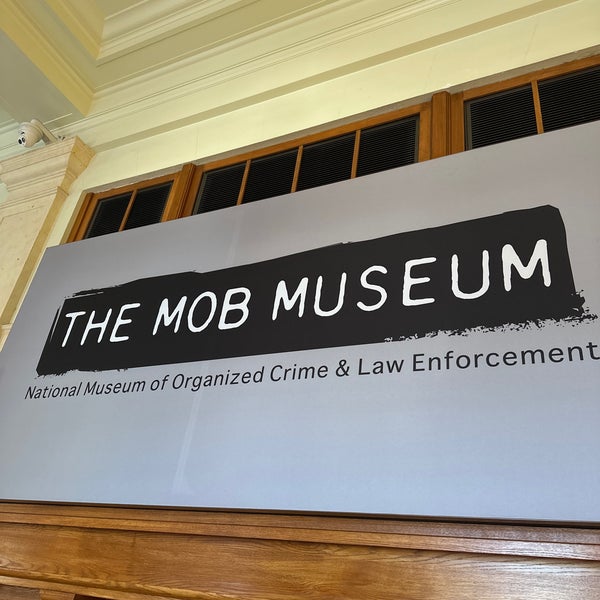 Photo taken at The Mob Museum by Monica M. on 8/26/2023