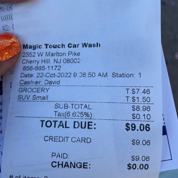 Magic Touch Car Wash Automotive Repair Shop in Cherry Hill