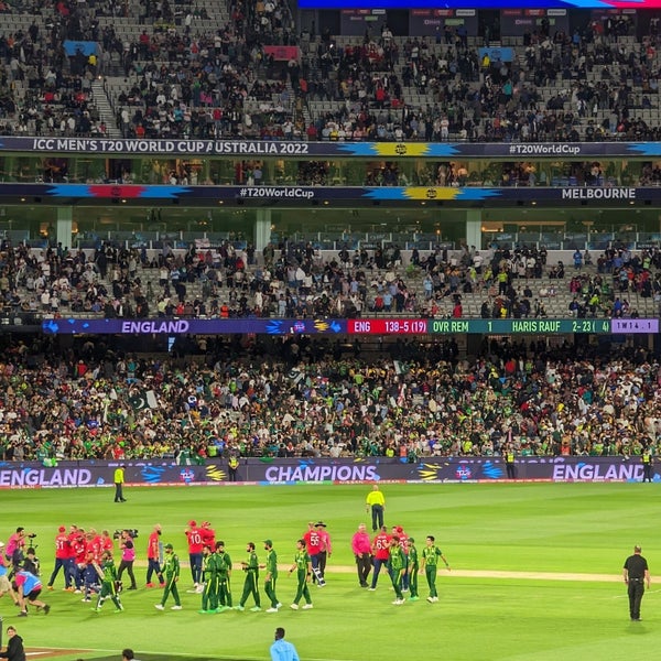 Photo taken at Melbourne Cricket Ground (MCG) by Chinthaka M. on 11/13/2022