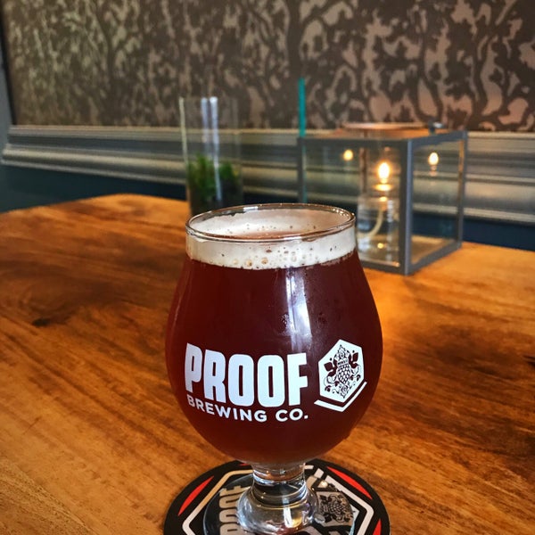 Photo taken at Proof Brewing Company by Mandy B. on 10/9/2018