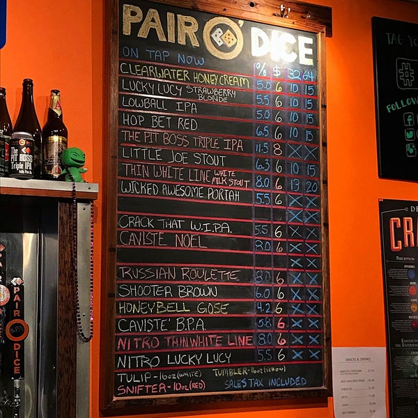 Photo taken at Pair O&#39; Dice Brewing Company by Mandy B. on 3/15/2018