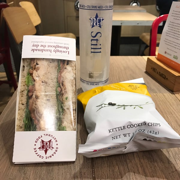 Photo taken at Pret A Manger by Bill C. on 9/26/2017