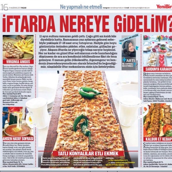 6/11/2017에 Tatlı Konyalılar Etliekmek T.님이 Tatlı Konyalılar Etli Ekmek ve Fırın Kebap에서 찍은 사진