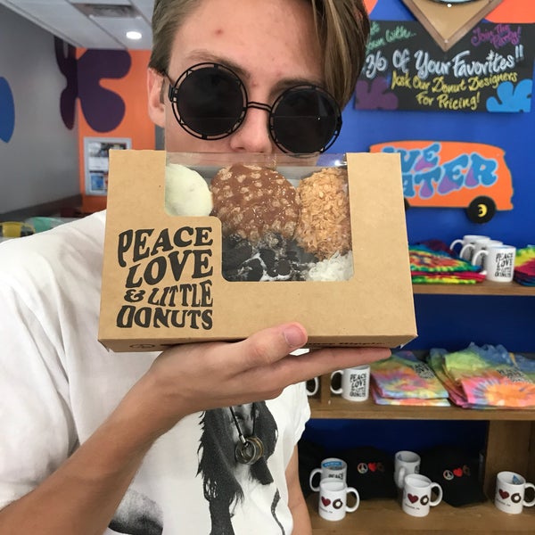 Photo taken at Peace, Love &amp; Little Donuts by Kimberly M. on 8/18/2017