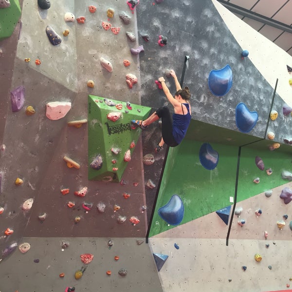 Photo taken at Boulder Brighton : Climbing Centre by Philippe B. on 3/31/2016