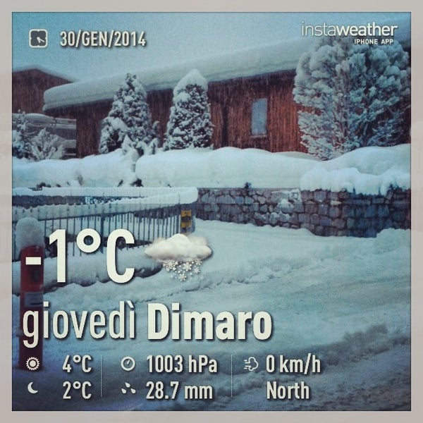 Снимок сделан в Dolomiti Camping Village &amp; Wellness Resort пользователем Dolomiti Camping Village &. 1/30/2014