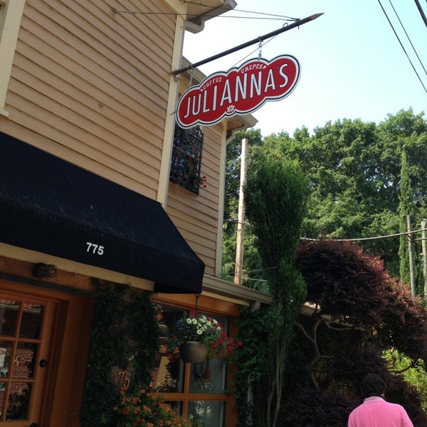 Photo taken at Julianna&#39;s Coffee &amp; Crepes by Emily S. on 6/16/2013