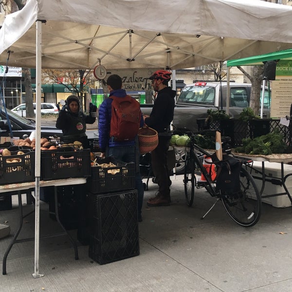 Photo taken at Columbia Greenmarket by Robin D. on 12/3/2017