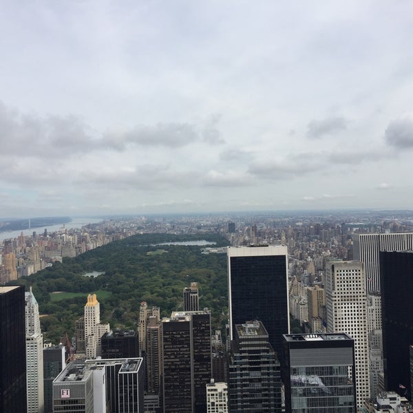 Photo taken at Top of the Rock Observation Deck by Renata B. on 9/27/2016