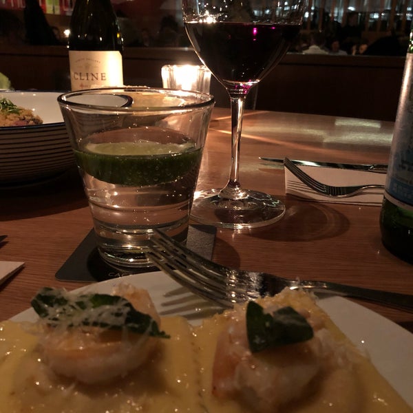 Can get pretty douchey, as expected for the area. However, it’s a beautiful place with a number of great dishes, my favourite being the butternut squash ravioli with prawns.