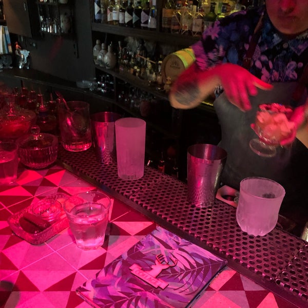 Photo taken at Collage Art &amp; Cocktails Social Club by Alina T. on 8/24/2019