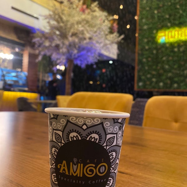 Снимок сделан в Amigo Cafe&amp;Lounge (specialty Coffee) пользователем SU 3/18/2022